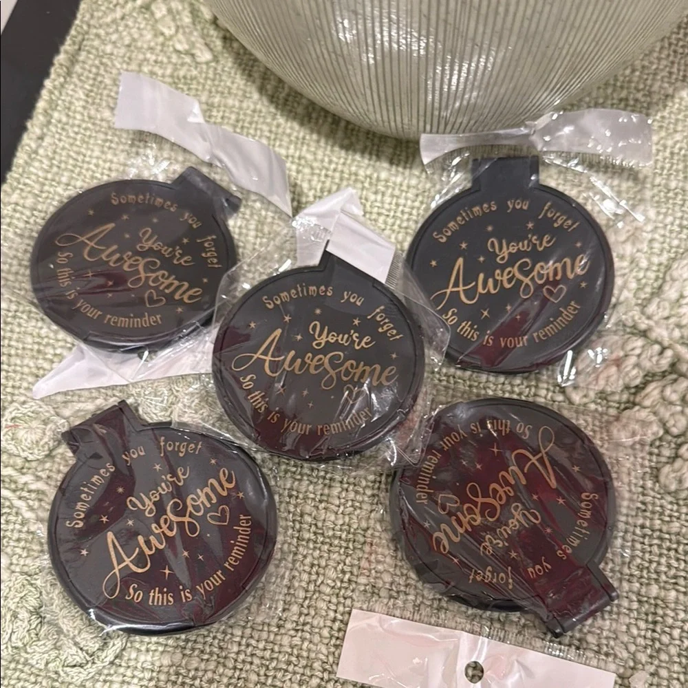 Pack of 5 You're Awesome mirror